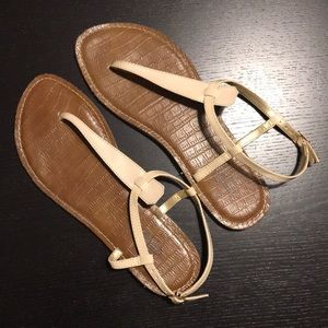 Nude Patent Sandals